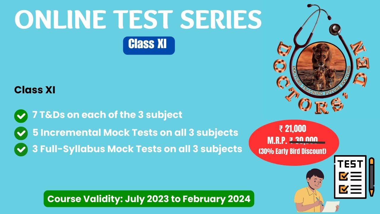 NEET Online Test Series XI