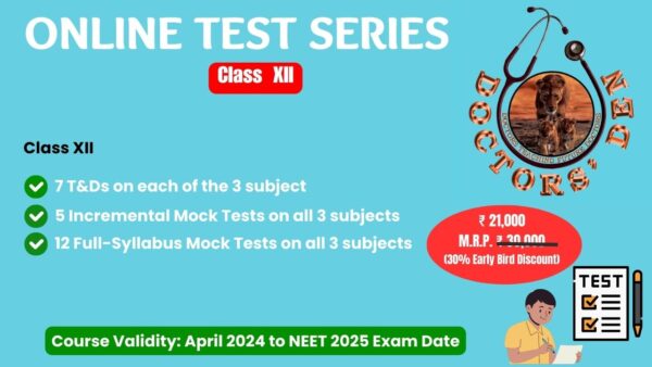 NEET Online Test Series XII
